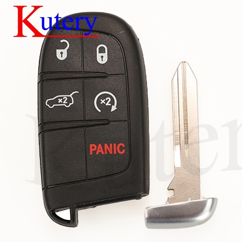 Original factory M3N-40821302 Smart Remote Car Key Fob 434MHz PCF7953A ID46 For  2015 2016 2017 2018 2019 Jeep Grand Cherokee