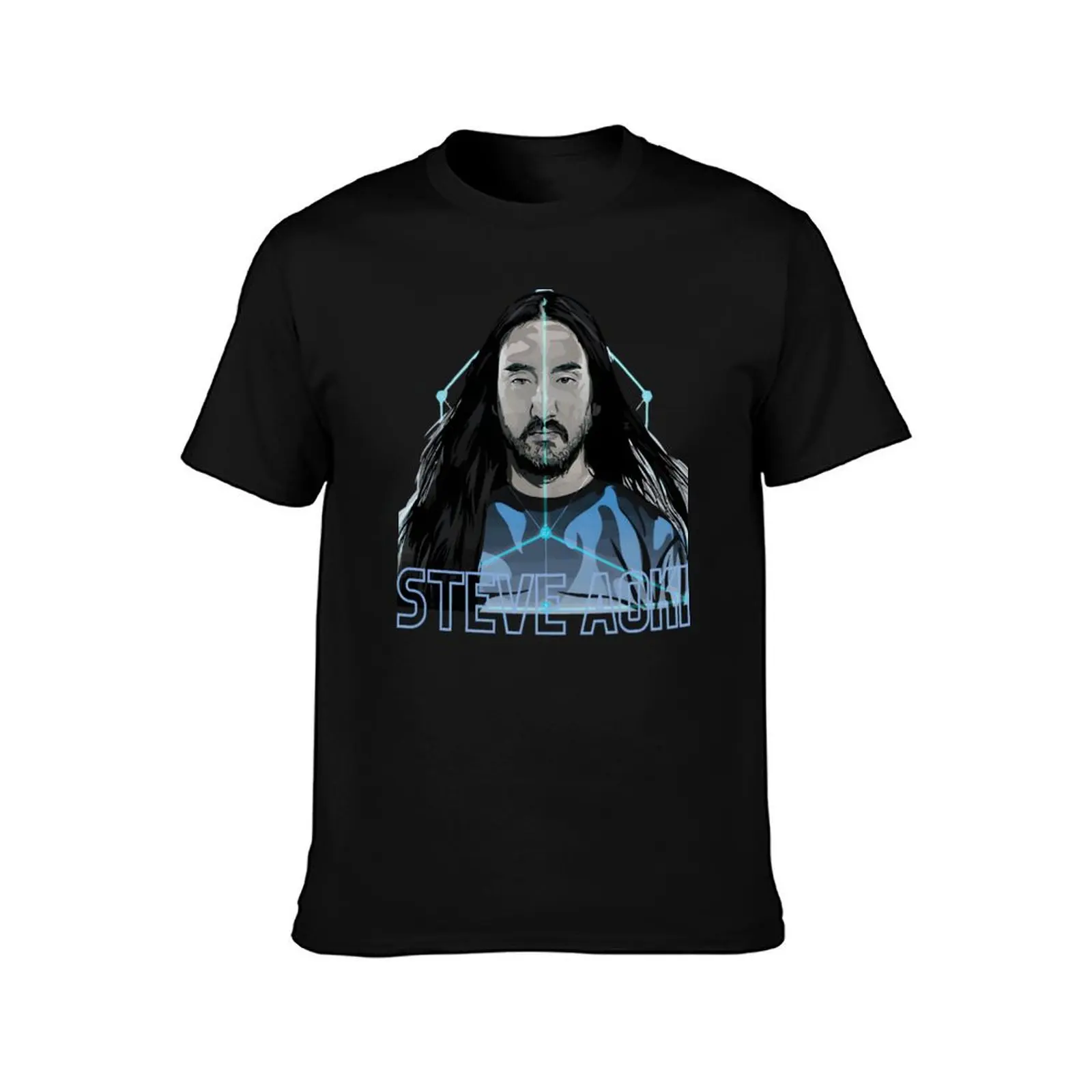 electro - steve aoki electro house music dj T-Shirt rapper graphic tees customizeds new edition fruit of the loom mens t shirts