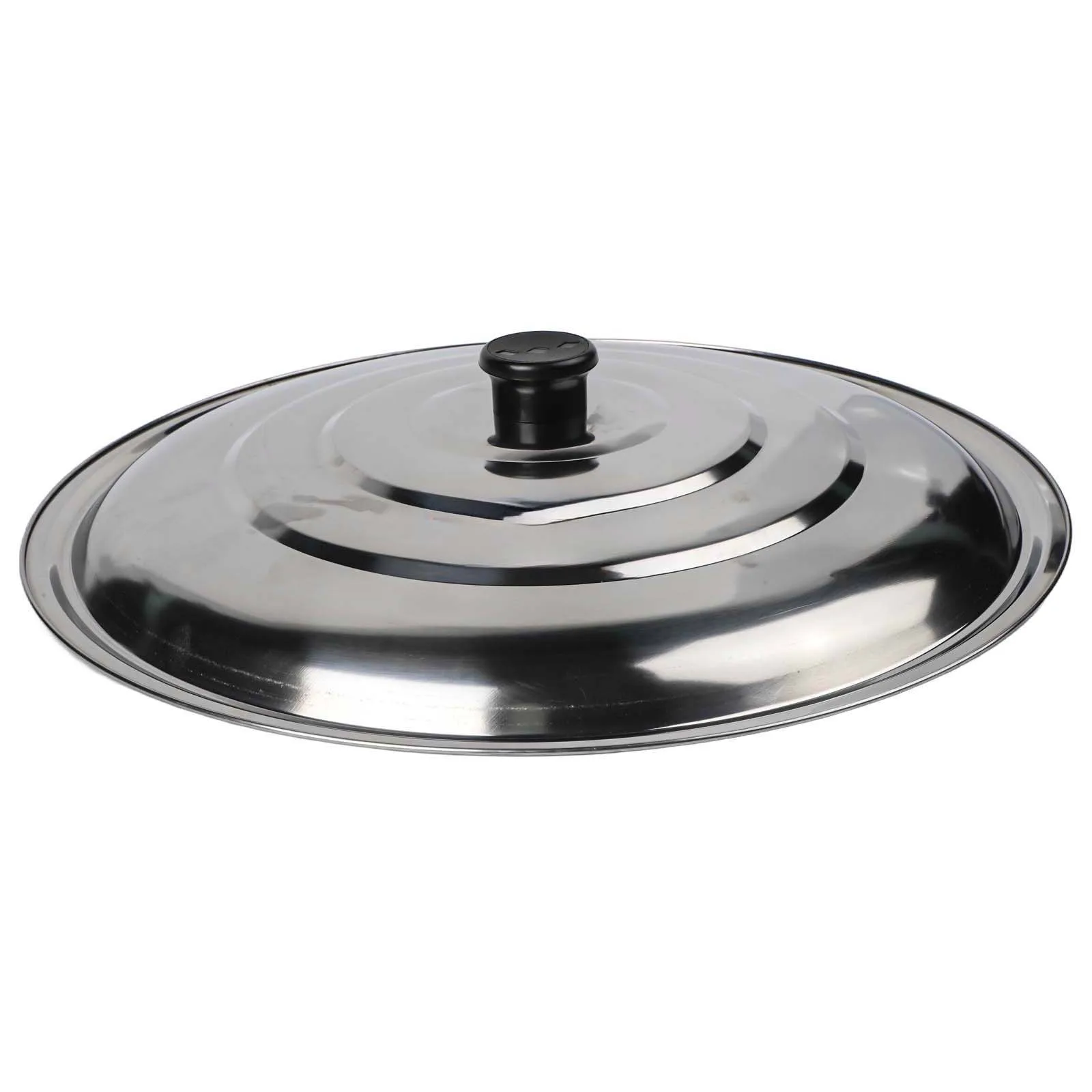 Wok Pan Pot Lids Stainless Steel Lid Replacement Round 32/34/36/38/40cm Cookware Parts Kitchen Cooking Acceessories