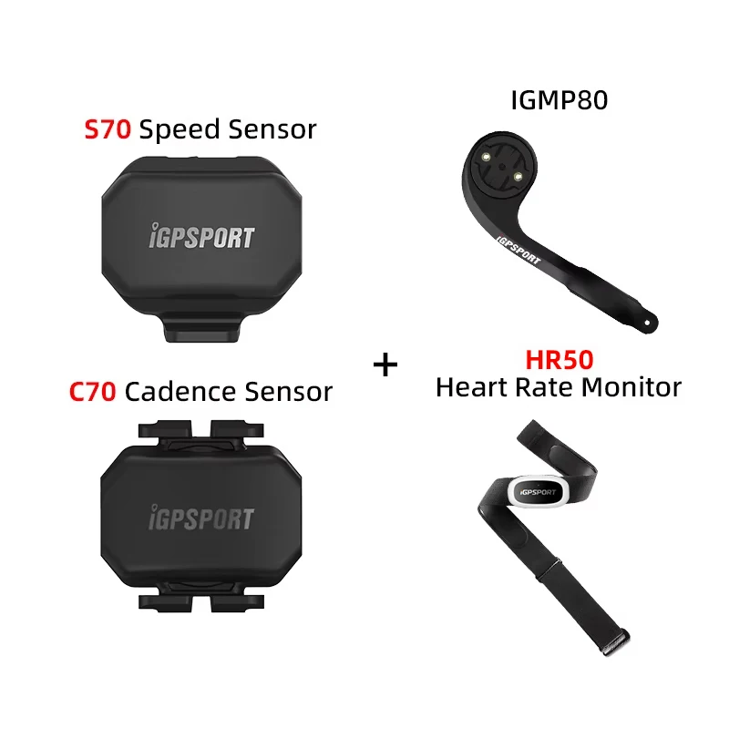IGPSPORT IGS Geschwindigkeitssensor Trittfrequenzsensor HR40 Herzfrequenzmesser SPD70 CAD70 Computersensor Halter Halterung Fahrradzubehör