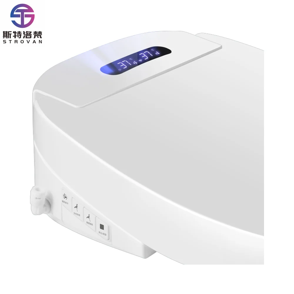 

ZXHK Smart Electric Toilet Bidet Elongated Plastic Seat Lighted LED Advanced Remote Control Seat Heating-Manufacturer's Bidet To