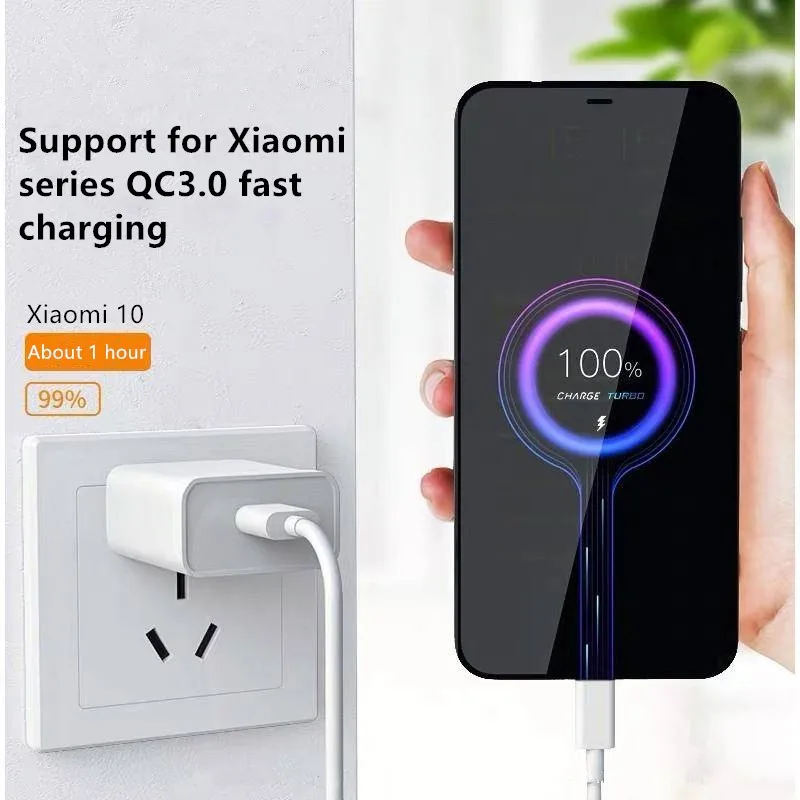 For  Xiaomi 33W charging cable mi 10T/Redmi K40/Poco X3 Pro data cable Xiaomi mobile phone Type-C fast charging cable