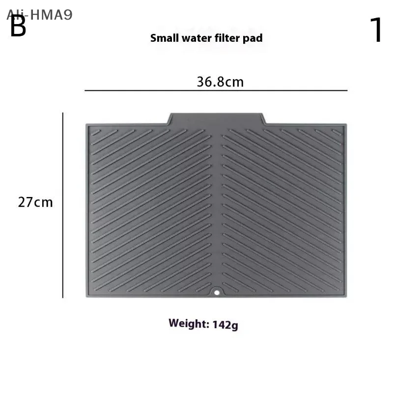 

2025 1Pc Kitchen Silicone Tableware Drain Pad Drying Mat Non-slip Drain Mats Anti-scald Kitchen Tool