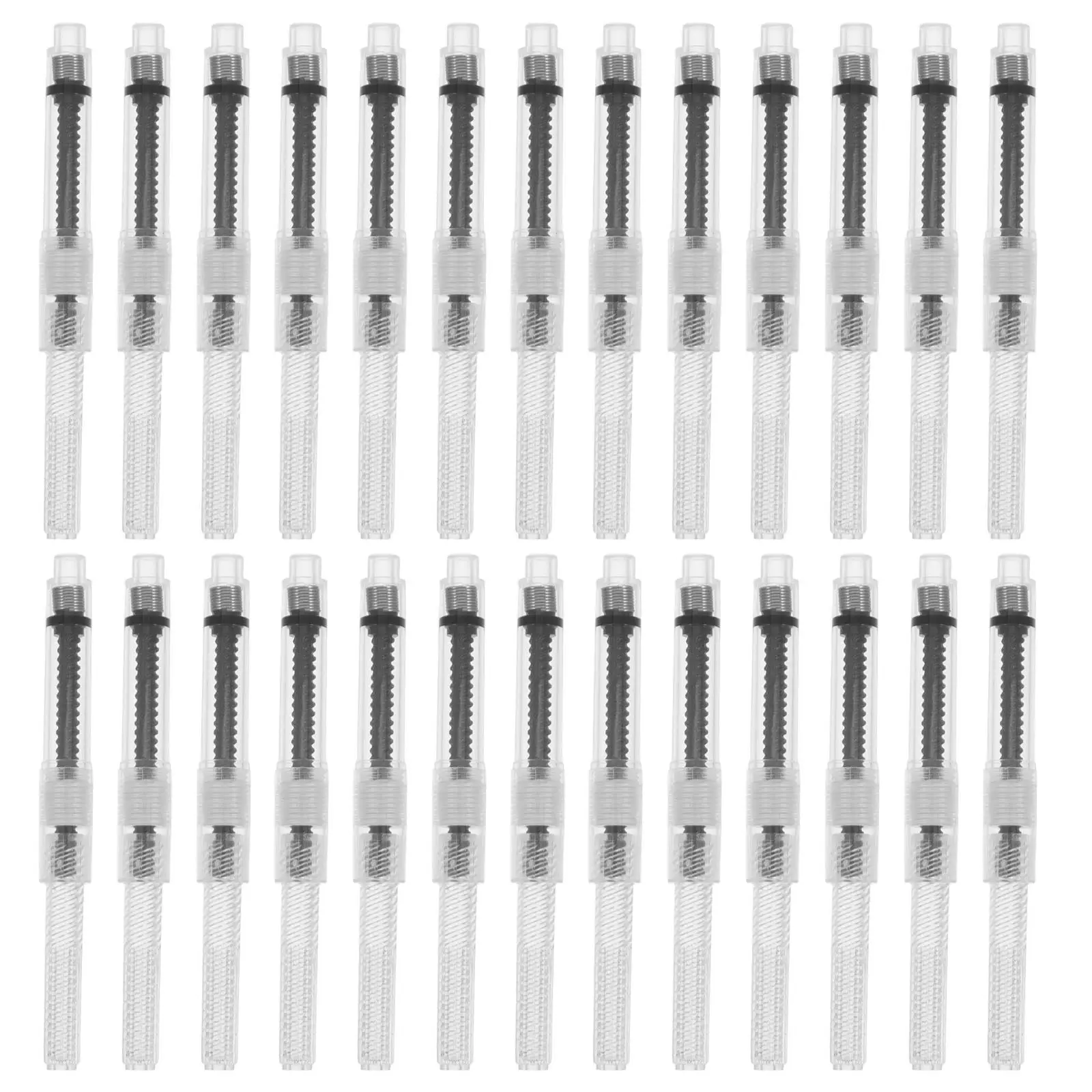 

50Pcs Fountain Pen Ink Converter Screw Absorber Push Fill Refill Accessories Screw-in Ink Drawer for Writing Correction Supplies