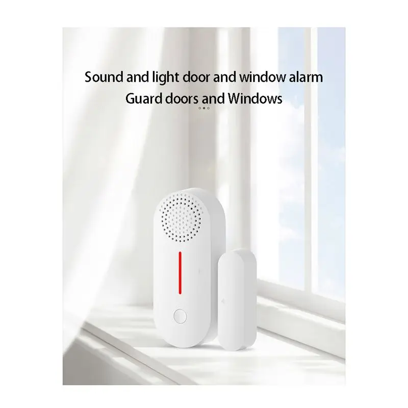 【HOME TOOL】Tuya Smart Alarm Door And Window Alarm Remote Home Isolation Sound And Light Sensor