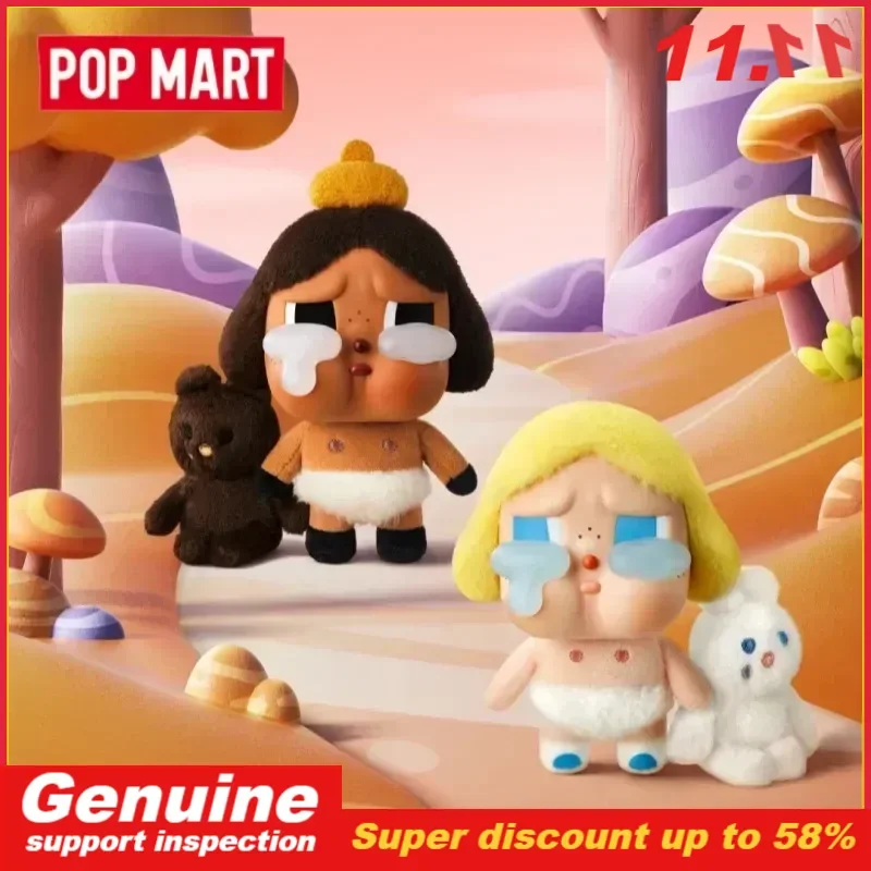 

POPMART CRYBABY CRYING AGAIN Series Blind Box Tears Factory Vinyl Plush Doll Backpack Mystery Trendy Creative Girl Surprise Gift