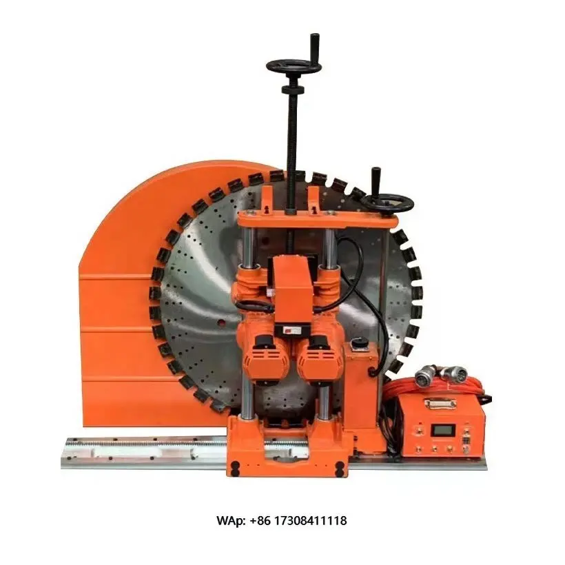 

Fully Automatic Wall Saw with Track Remote Control Wall Slotting Machine with High Working Efficiency