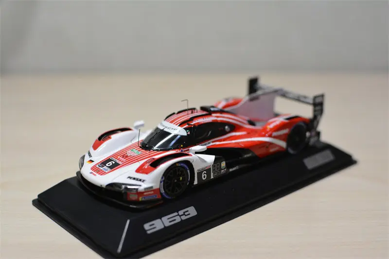 Diecast SPARK 1:43 Scale Porsche 963 6# Daytona 2023 Alloy Car Model