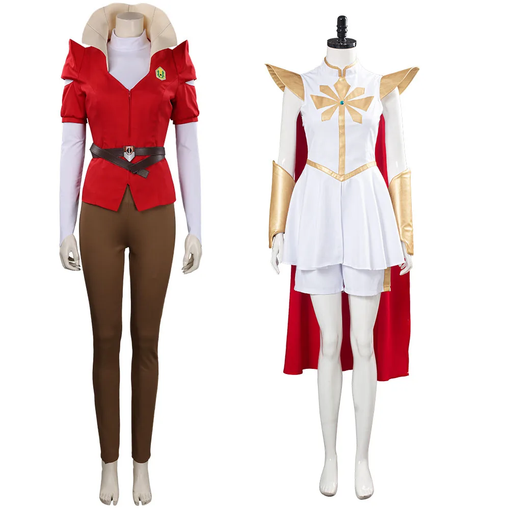 She-Ra and the Rosa investing of Power Adora Cosplay Costume, Halloween Carnaval trempé pour femmes adultes et filles