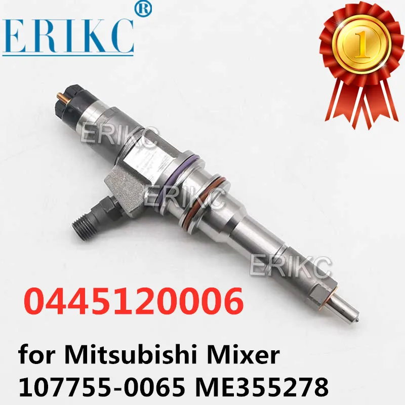 0445120006 Original Common Rail Injector Assembly 0 445 120 006 Nozzle Injection Parts for Mitsubishi Mixer 107755-0065 ME355278