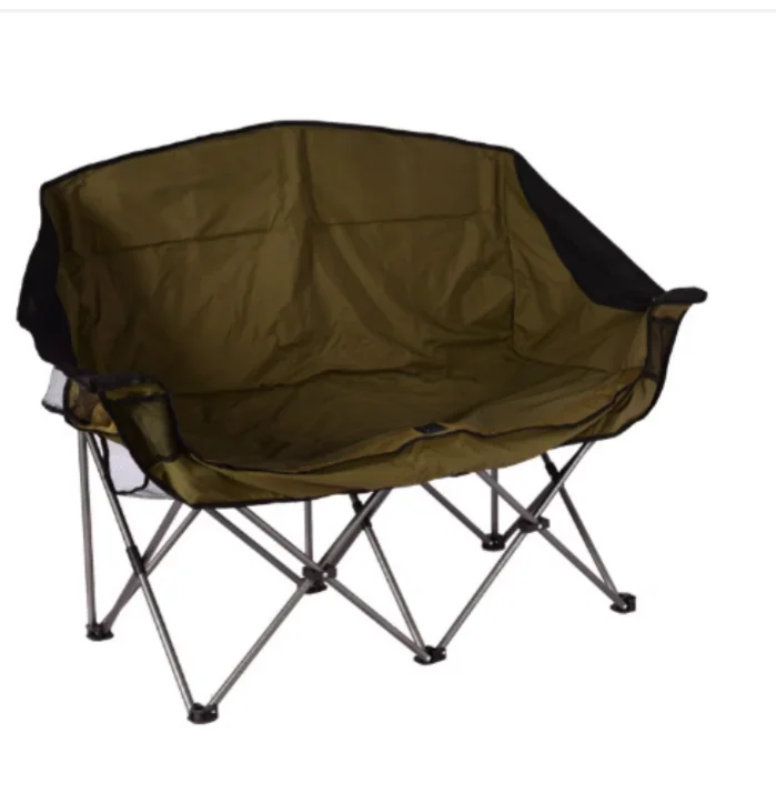 Poltrona per il tempo libero portatile da spiaggia pieghevole per due persone