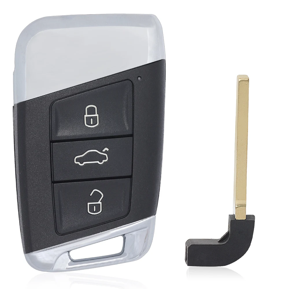 DIYKEY 3G0959752/ 3G0 959 752 Keyless Go 434MHz MQB ID48 for Volkswagen VW Passat Magotan B8 for Skoda A7 Smart Remote Key Fob