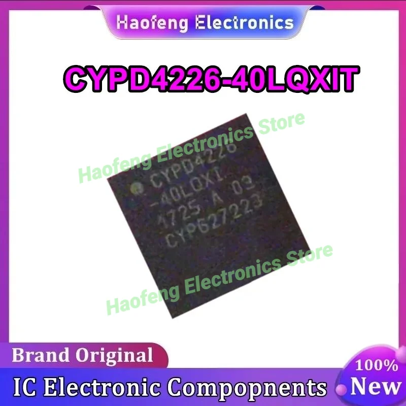 CYPD4226 CYPD4226-40LQXIT CYPD4226-40L D4226-40LQXIT QFN В наличии Новый Оригинал