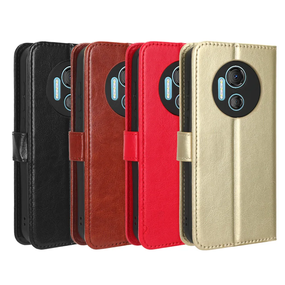 Para Doogee X97 funda de lujo con tapa de cuero PU cartera con cordón soporte a prueba de golpes funda para Doogee X97 Pro X 97 DoogeeX97 bolsas de teléfono