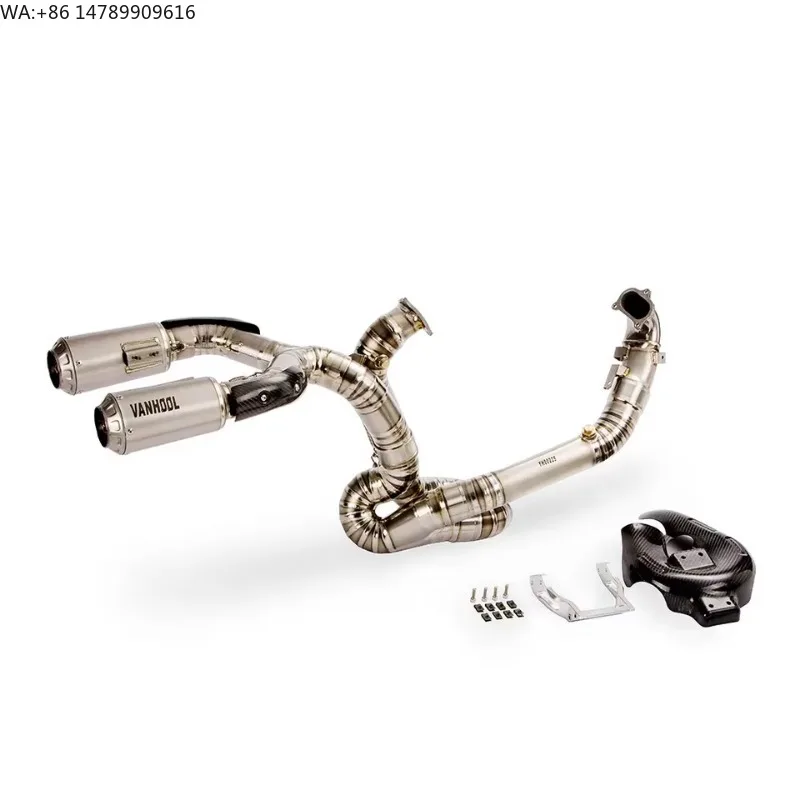 959/1299 Panigale Motorcycle Performance Titanium Exhaust Pipe Muffler System