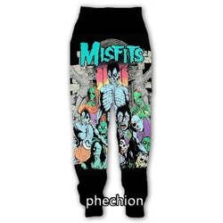 phechion New Fashion Men/Women Misfits Art 3D Print Casual Pants Novelty Streetwear Men Loose Sporting Trousers Q33