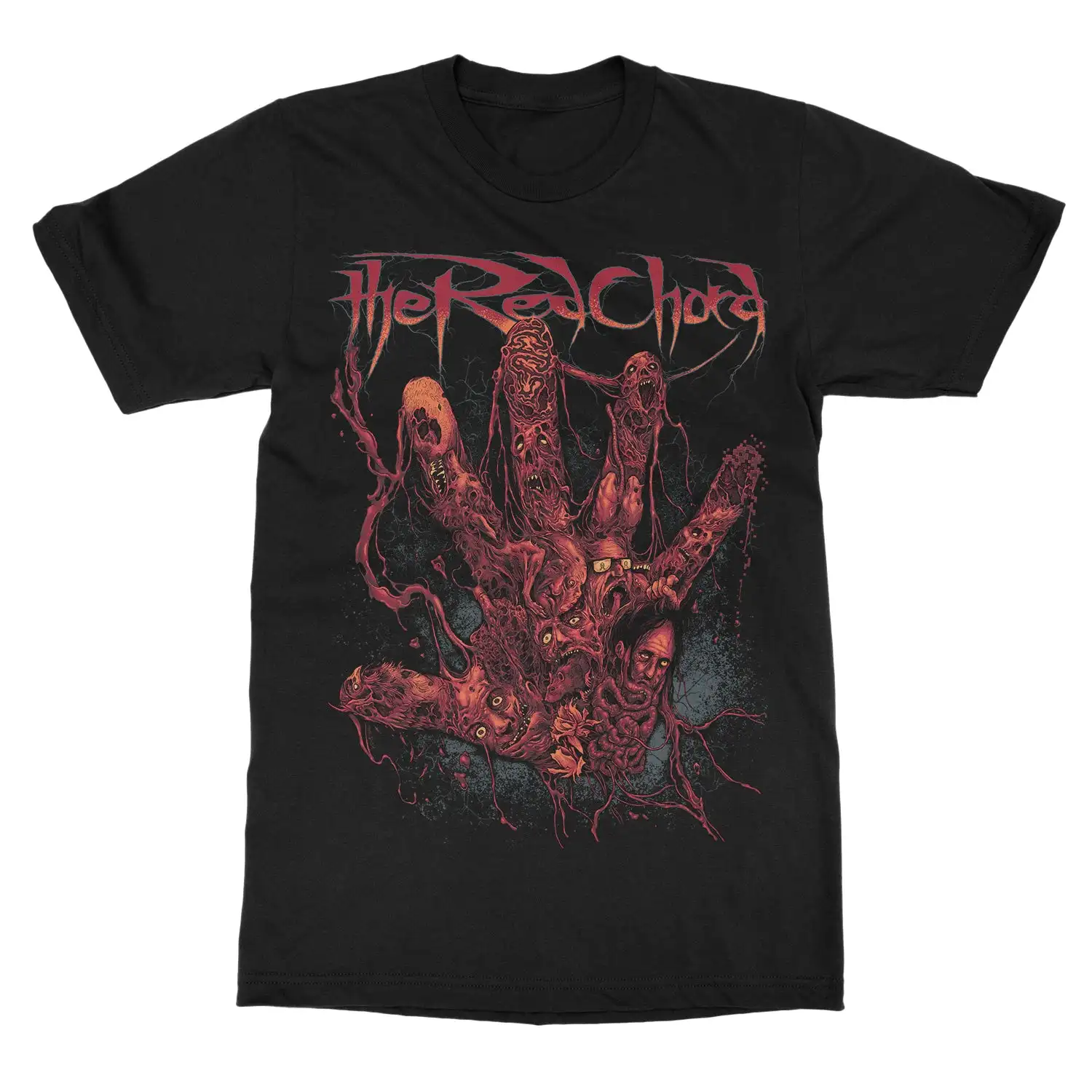The Red Chord Gross Hand Band T-Shirt 100% Cotton Graphic Tee Men Women Summer Streetwear Top