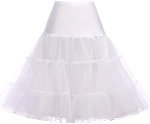 

50s Petticoat Skirt Rockabilly Dress Crinoline Underskirts for Women