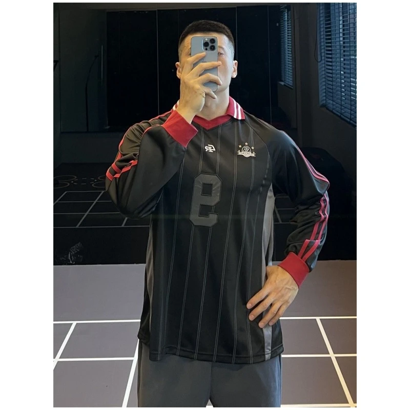 

Large Size 300 Pou Spliced Color Blo Sports T-irt Men's Early Autumn New Training Fitn Long Sve Qui Dry Top
