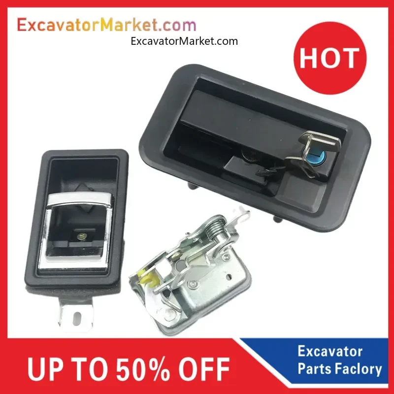 

Excavator Parts For Hyundai R80/110/150/215/225/305-7 cab door lock assembly lock block excavator accessories