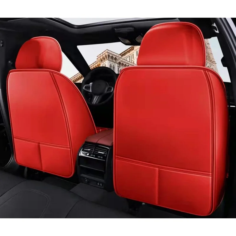 Full set car seat covers, Crown PU leather full surround, comfortable cushion cover fit for most 5 seats cars/SUV/truck/vans