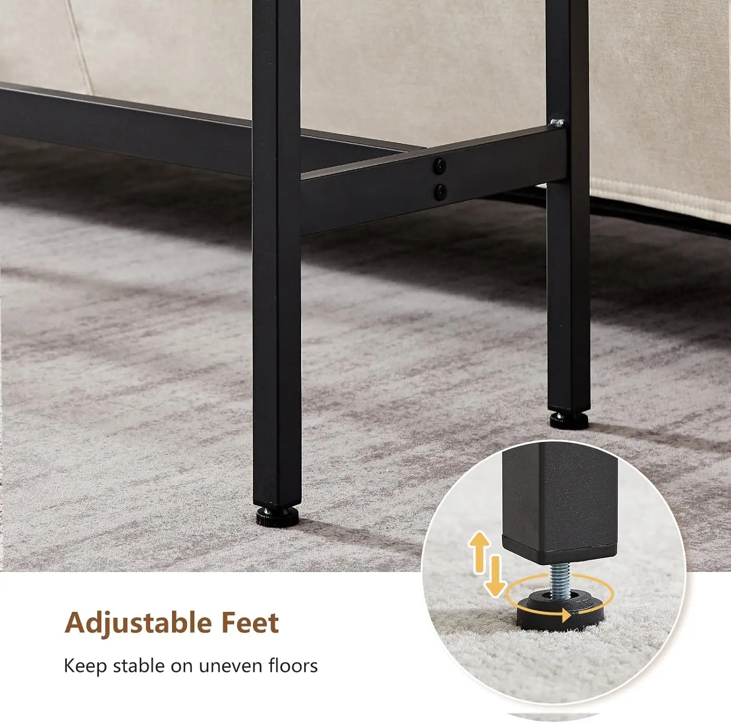 Bar Table with Stools Set of 2, Industrial 3 Piece Counter Height Small Dining Sofa Table and Chairs Set of 2, Brown