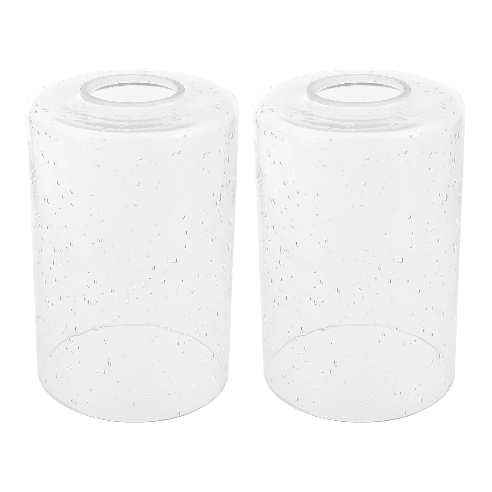 2Pcs Glass Lamp Shade for Ceiling Light Modern Simple Design Warm Ambient Lighting Home Decor Lamp Cover Replacement Light Shell
