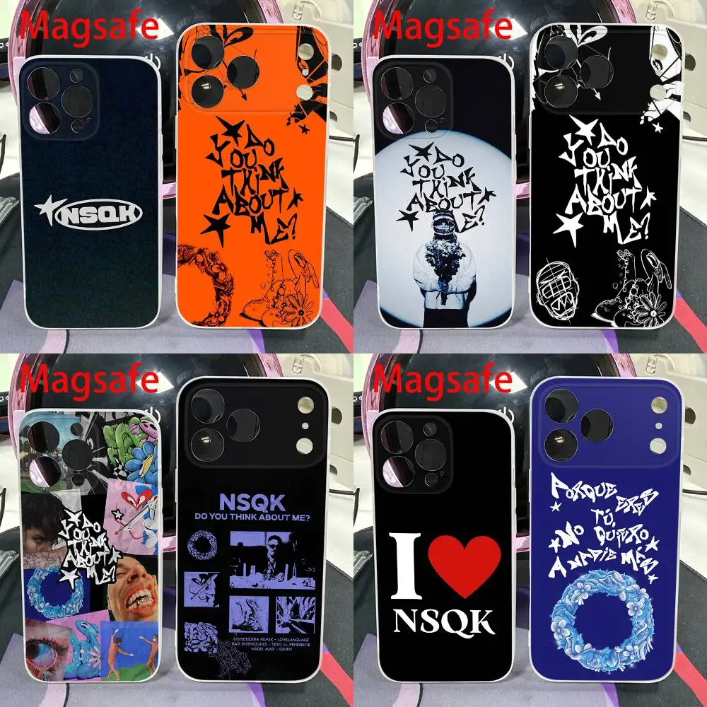 

N-Nsqk ATP Phone Case For iPhone 14,16,15,11,13,17,12,Air,Mini,Plus,E,Pro,Max Magnetic Magsafe Frosted Cover