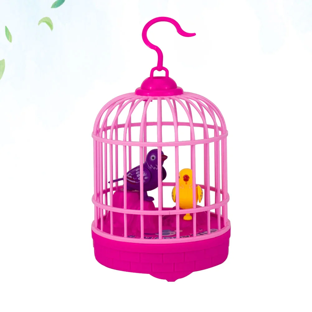 Bird Cage Toy Voice Control Simulation Parrot Children’s Toys Induction Imitation Sensor Childrens