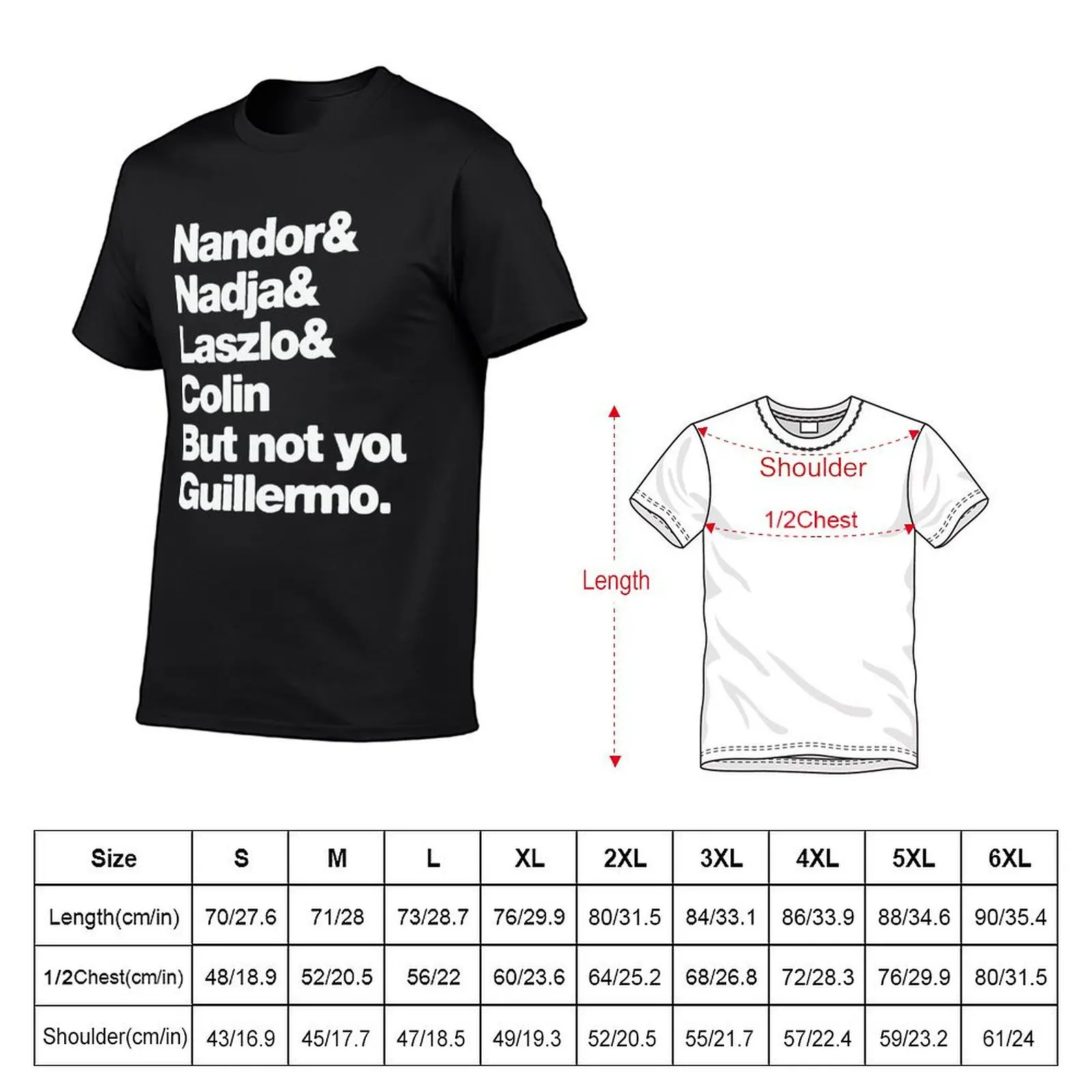 More Then Awesome Not You Guillermo Graphic For Fan T-Shirt customs design your own vintage anime stuff cute tops mens clothes