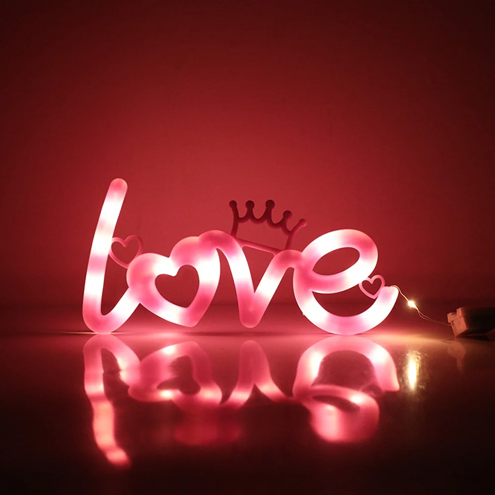 LED Love Alphabet String Lights Luminous Fairy Light Valentine's Day Birthday Wedding Party Christmas Decor romantic Garland