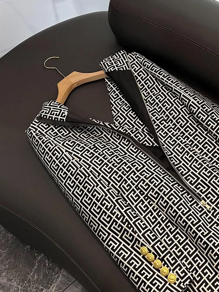 Faionable hiver tissu brodé à fleurs v-ne coupe ajustée t-shirt bouton Long Sve Dr manteau Ele Ci vêtements de trajet