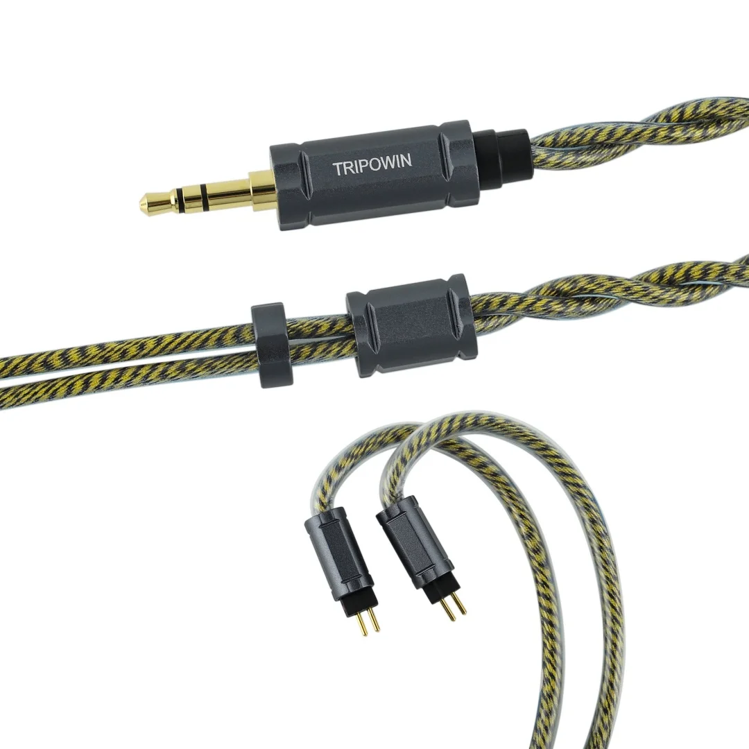 

Pre-order Tripowin Cygnus AWG 17 Earphone Cord HiFi Replacement Wire & Hybrid Single Crystal Copper IEM Cable LITZ TYPE5