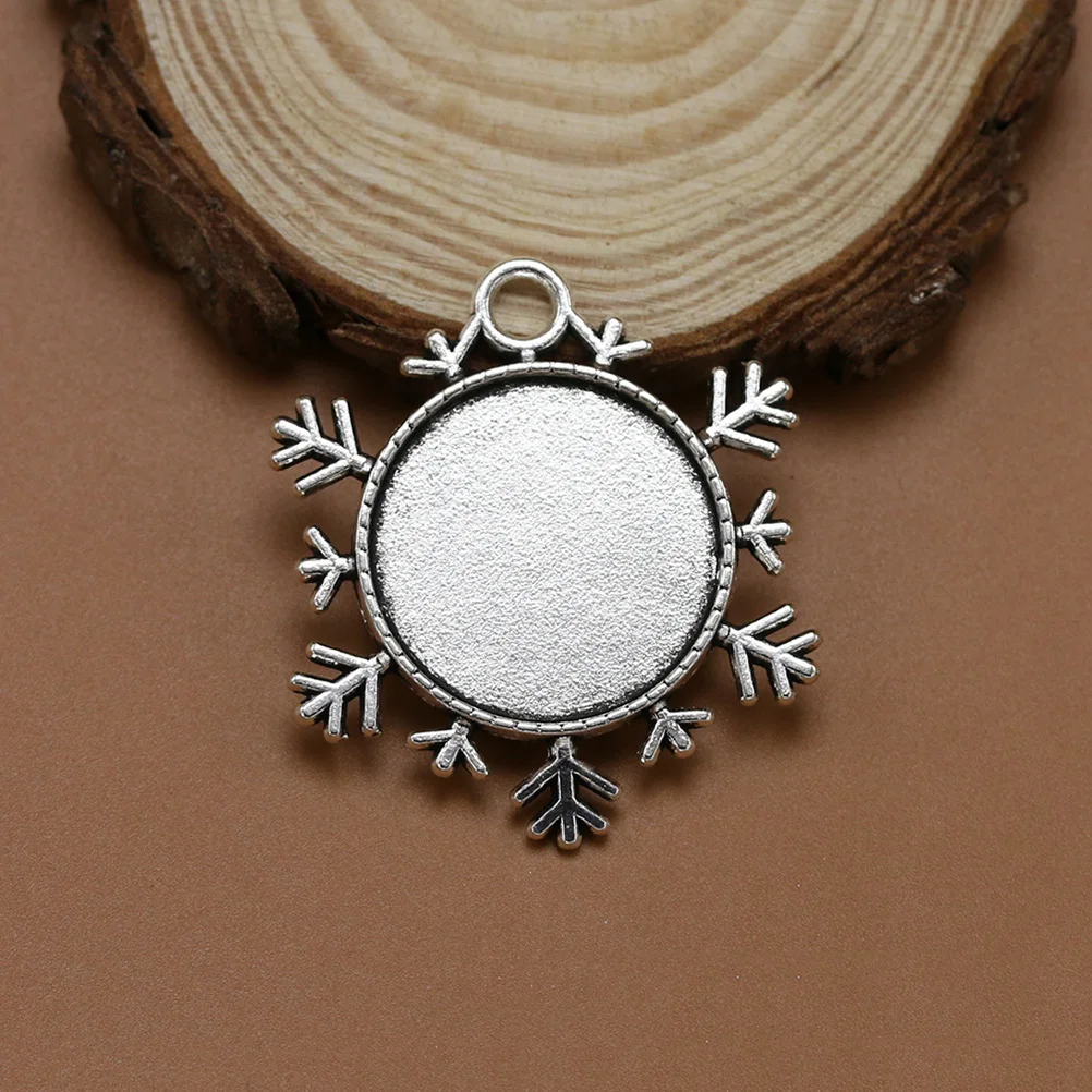 

10pcs Alloy Snowflake Shape Pendants Charms Diy Jewelry Making Accessories Necklace Bracelet Dangle Keychain Anklet Decorative