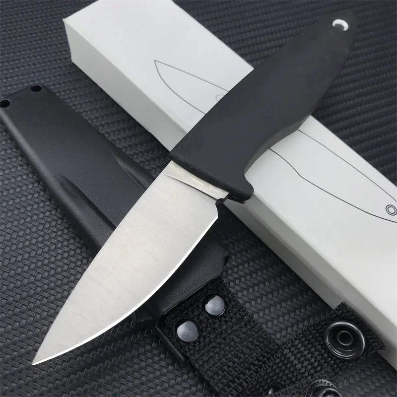 Straight Knife 7Cr13Mov Blade ABS Plastics Handle Outdoor Hunting Camping Self-defense Tacitical Multitool Fixed Blade Knives