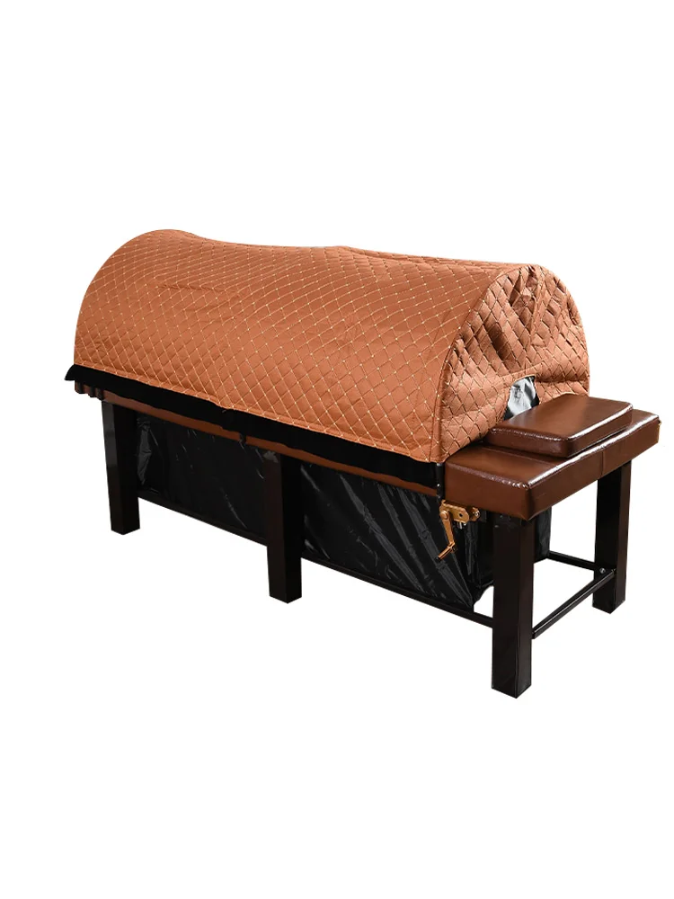 Chinese medicine fumigation bed,  dedicated to whole body moxibustion, sweat steaming massage and health preservation bed