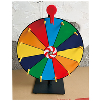 30cm 12 Inches  Lottery Activity Turntable Draw Spining Prize Lucky Wheel of Fortune Game Color Dry Erase