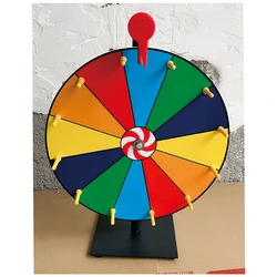 30cm 12 pollici attività della lotteria giradischi disegnare Spining Prize Lucky Wheel of Fortune Game Color Dry Erase