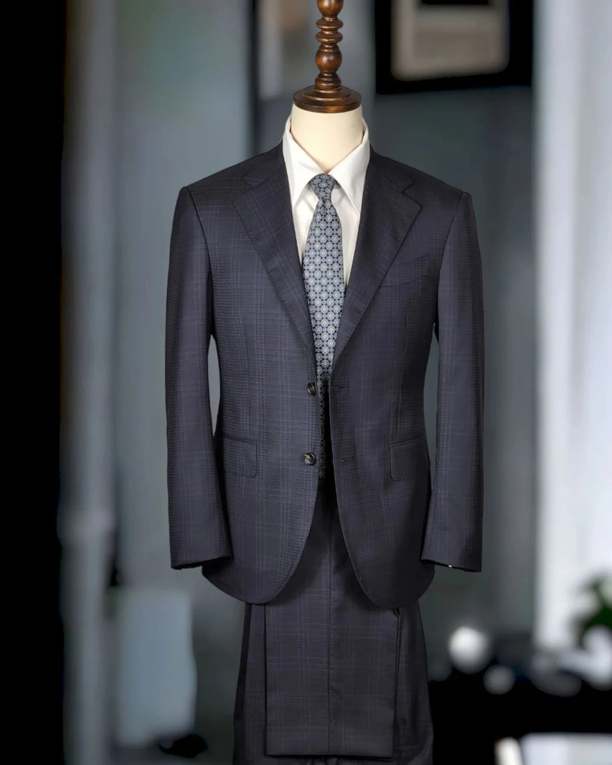 Trajes de boda de lujo para hombre, conjunto Formal de 2 piezas, blazer, pantalón informal, esmoquin Social, hecho a medida