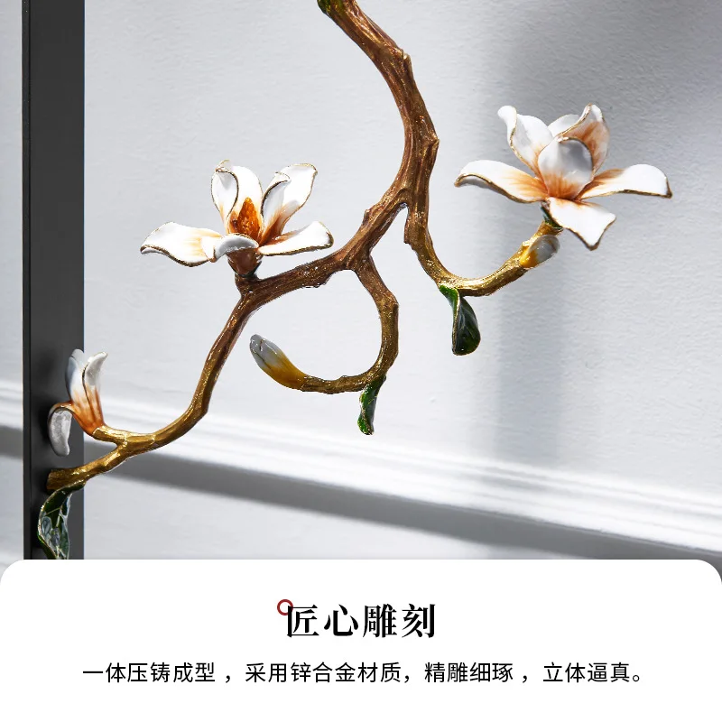 New Chinese style Bogu shelf, study entrance cabinet ornament, high-end atmospheric sofa corner few Chinese decorations