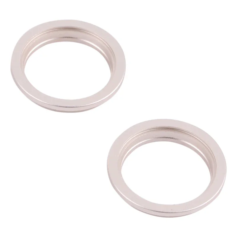 2 PCS Rear Camera Glass Lens Metal Outside Protector Hoop Ring for iPhone 13