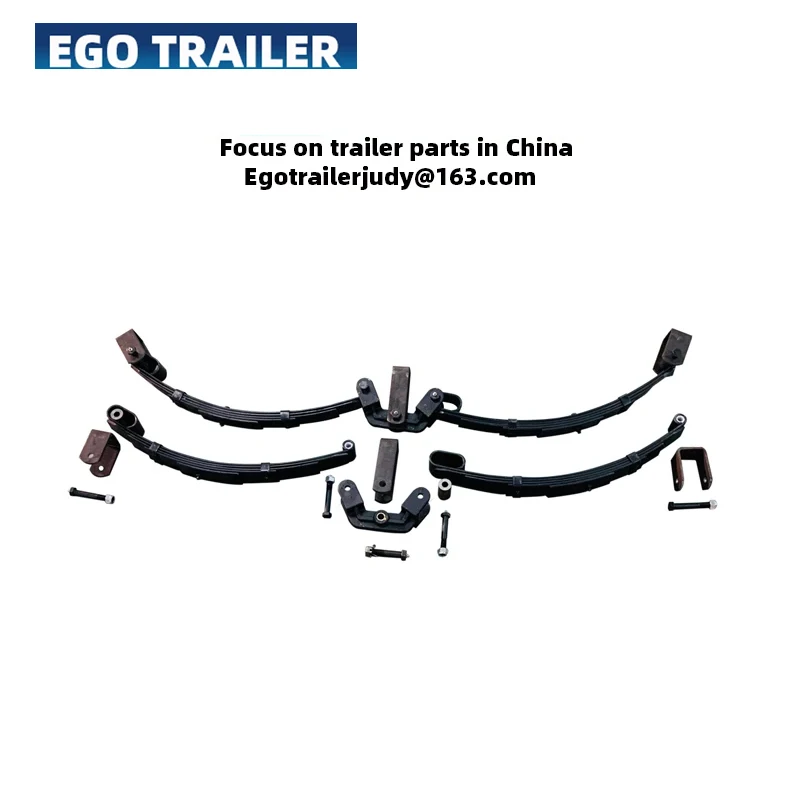 

EgoTrailer 5 Leaf 2000Kg Rocker Roller Tandem Trailer Spring Set Caravan Horse Float 60x7mm