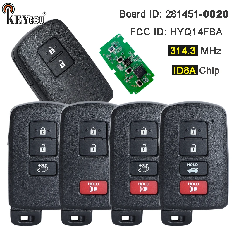 Keyecu 314.3Mhz HYQ… - image