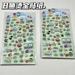 Sanrio Hangyodon Cute Cartoon Ugly Fish Sticker Kawaii Toy Hand Account Mobile Phone Decoration Adorkable Periphery Holiday Gift