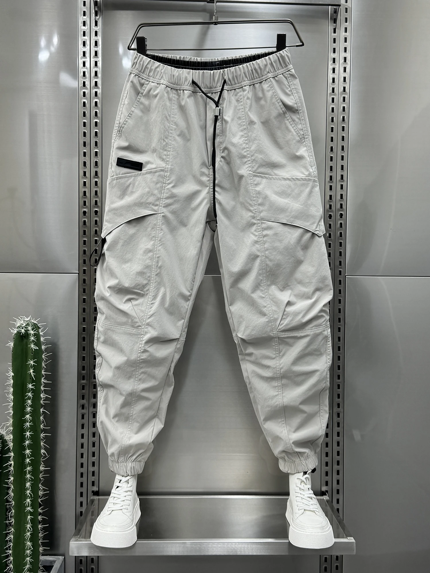 

New Men's Casual Harem Pants Loose Fit Faionable Spor Trousers Spring Autumn Seasonal Breathable Polyester Fiber