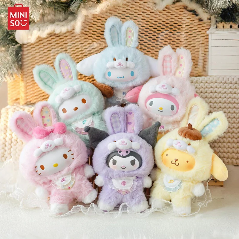 Hot Sanrio Toptoy Characters Fairy Rabbit Series Blind Box Figure Doll Kuromi Cinnamoroll Hello Kitty Pendant Vinyl Plushie Doll