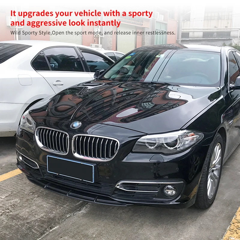 

Для автомобиля BMW серии F20 F30 F35 E90 E91 E92 G30 G38 X1 2 M3 M5 Универсальный передний бампер Разветвители губ Комплект кузова Спойлер Пластина подбородка