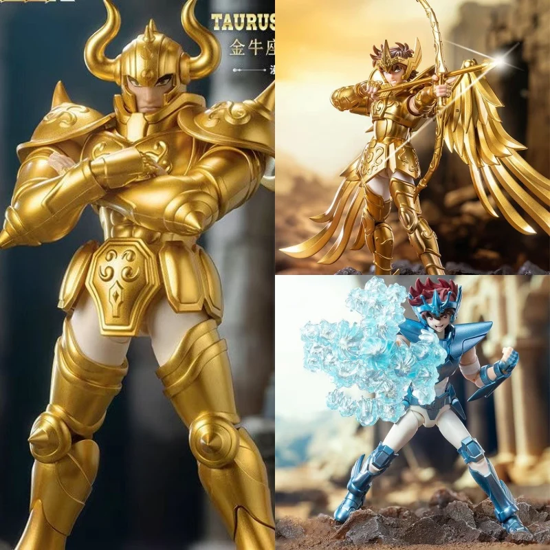 

New Arrival Blokees Original Saint Seiya Taurus Aldebaran Action Figure Champion Class Toy Assembly Model Doll Collection Gift