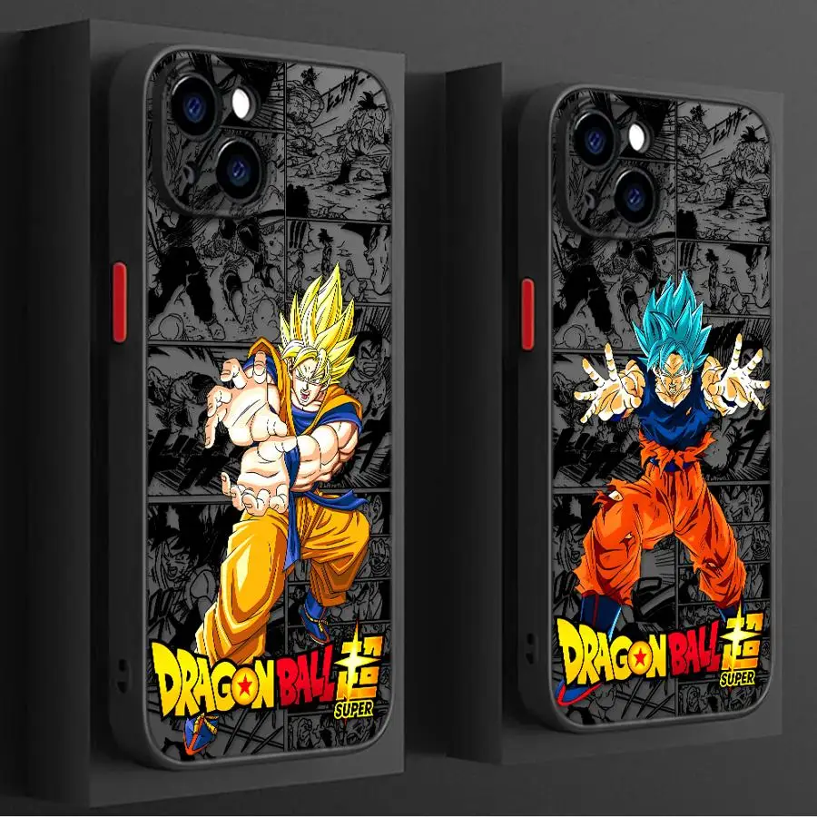 

Case for iPhone 11 17 16 Pro Max 17 Air 13 Mini 12 16e 14 15 Plus XS Back Phone Cover Dragon Ball Saiyan Goku