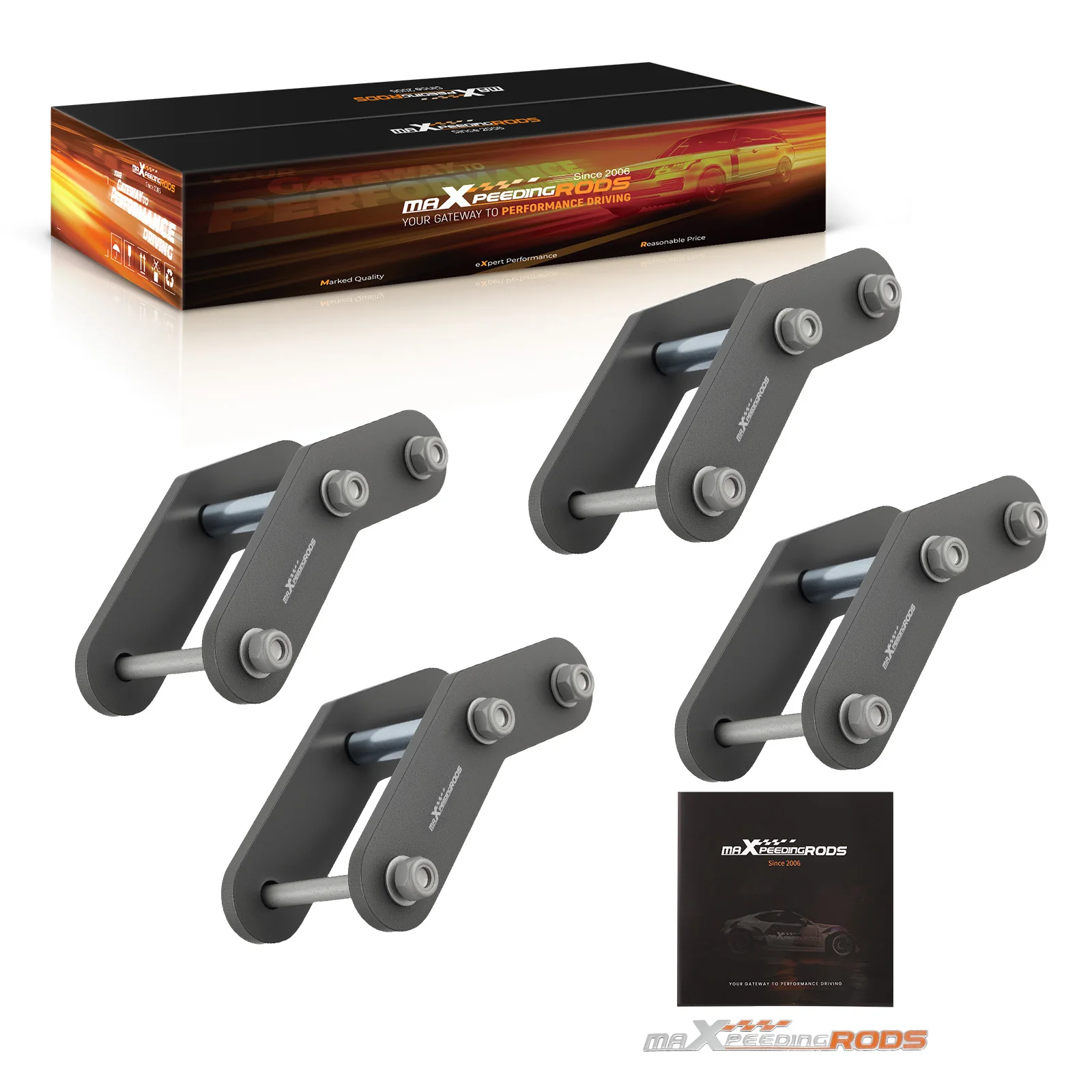 

Front Rear Shackles 1.25" Lift Kit Fit For Jeep Wrangler Yj 1987-1995@Mpnbqk